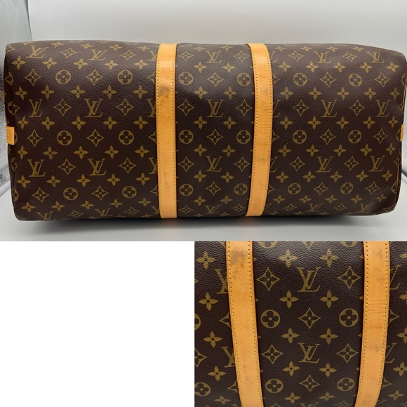 ❌SOLD❌Authentic Louis Vuitton monogram Keepall Bandoliere 55 - Picture 7 of 17